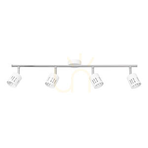 Taklampa Ulrika, 4xG9, Max. 28 W, krom/vit metall, 82 cm small 0