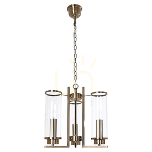 Verdi taklampa, 3xE14, Max. 40 W, metall med patina/transparent glasskärm, Ø 41 cm small 0