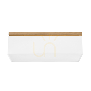 Vertiga taklampa, 4xE27, Max. 25 W, oljad ek/vit, 70 cm lampskärm small 2