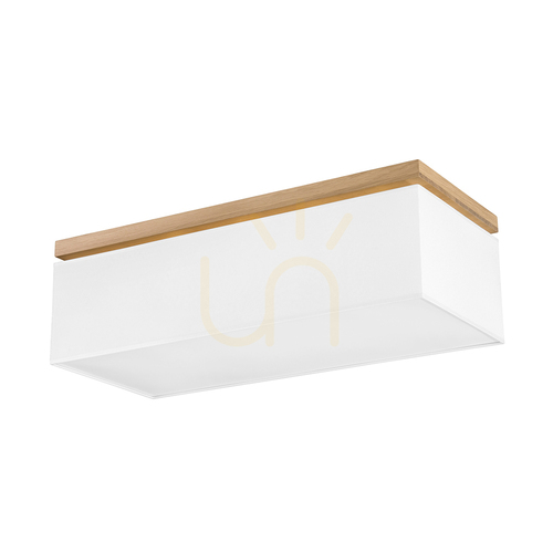 Kontrollera Vertiga taklampa, 4xE27, Max. 25 W, oljad ek/vit, 70 cm lampskärm