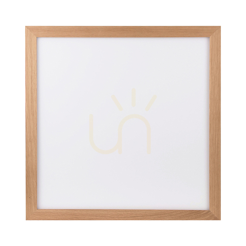Kontrollera Vivica Square taklampa, 1xLED, 2700–6200 K, 46 W, oljad ek/vit glasskärm med fjärrkontroll, 62 cm