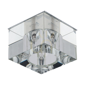 Cristaldream taklampset, innehåller 3 st G4-LED-lampor (max. 2,3 W), krommetall/transparent glas, med strömförsörjning, 7 cm small 1