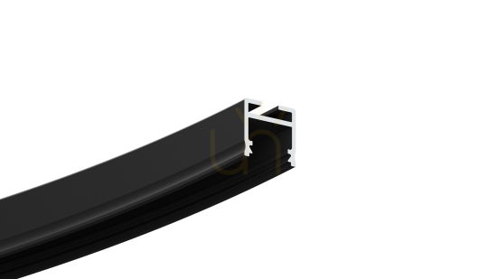 Utsikt LUMINES-RING, typ FLEXA, D=950 mm, svartlackerad. LUMINES-RING, typ FLEXA, D=950 mm, svartlackerad.