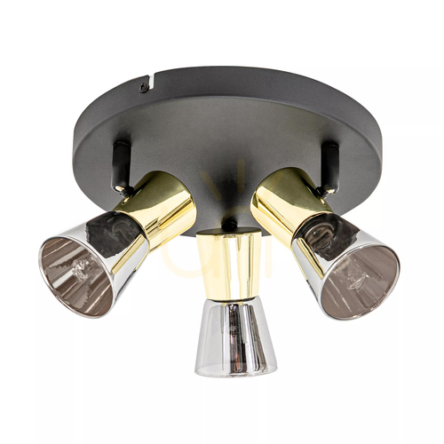 Kontrollera CENTO CK220532-3BG Taklampa, svart, 3xG9
