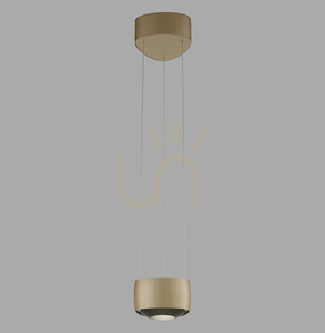 Q-STRETTO 2657-97 Brunt taklampa med 2 LED-lampor small 5