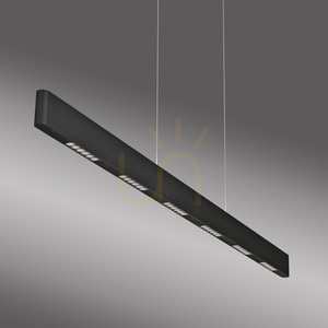 Q-STRETTO 2687-18 Svart 2xLED-pendellampa small 8