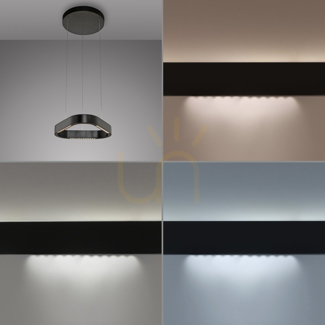 Förhandsvisning Q-STRETTO 2689-18 Svart 2xLED-pendellampa Q-STRETTO 2689-18 Svart 2xLED-pendellampa