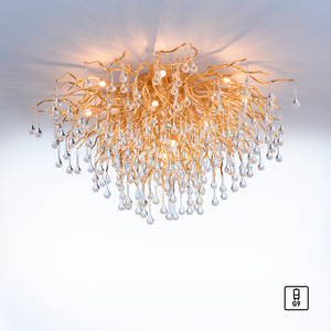 ICICLE 8092-11 Taklampa, mässing, 14xG9 small 13