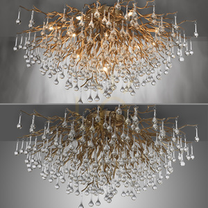ICICLE 8092-11 Taklampa, mässing, 14xG9 small 14