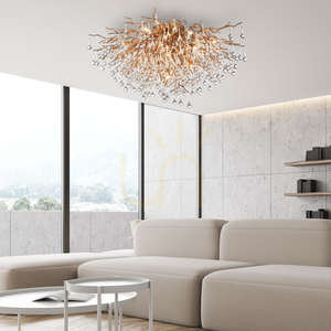 ICICLE 8092-11 Taklampa, mässing, 14xG9 small 2