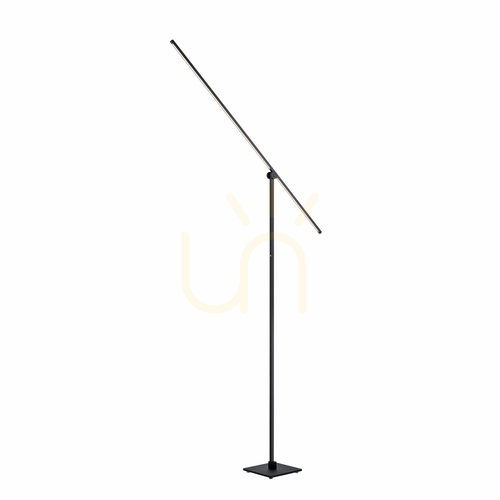 Kontrollera PURE-GRAFO 407-18 golvlampa, svart, 1xLED