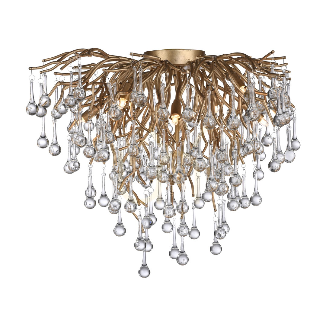 Kontrollera ICICLE 8091-11 Taklampa, mässing, 9xG9 ICICLE 8091-11 Taklampa, mässing, 9xG9