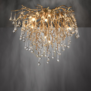 ICICLE 8091-11 Taklampa, mässing, 9xG9 5 ICICLE 8091-11 Taklampa, mässing, 9xG9 small 5