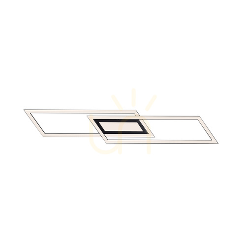 Kontrollera ASMIN 14694-18 Taklampa, svart, 1xLED
