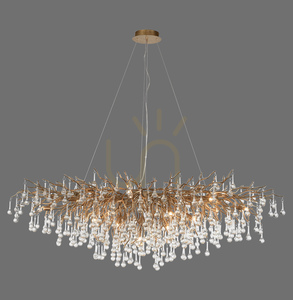 ICICLE 2031-11 Hänglampa i mässing, 15xG9 small 1