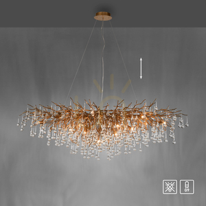 ICICLE 2031-11 Hänglampa i mässing, 15xG9 small 13