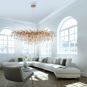 ICICLE 2031-11 Hänglampa i mässing, 15xG9 small 15