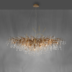 ICICLE 2031-11 Hänglampa i mässing, 15xG9 small 5