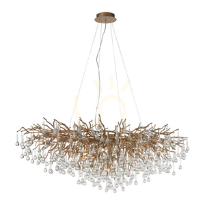ICICLE 2031-11 Hänglampa i mässing, 15xG9 small 7