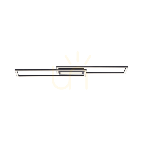 Kontrollera ASMIN 14696-18 Taklampa, svart, 1xLED