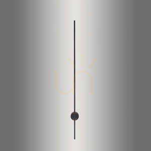 PURE-GRAFO 9407-18 Svart vägglampa med 1 LED-lampa small 9