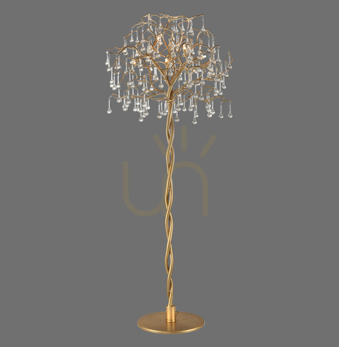 Kontrollera ICICLE 232-11 Golvlampa i mässing, 5xG9