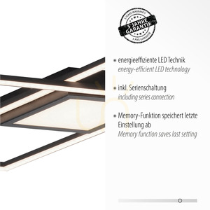 ASMIN 14695-18 Taklampa, svart, 1xLED small 3