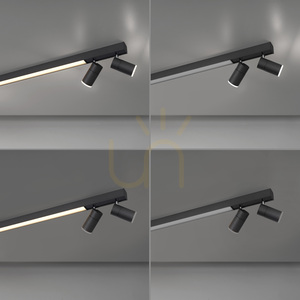 PURE-LINES 6121-13 Taklampa, antracit, 5xLED small 10