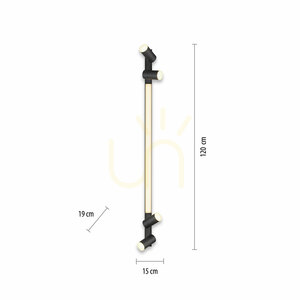 PURE-LINES 6121-13 Taklampa, antracit, 5xLED small 7