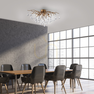 ICICLE 8090-11 Taklampa, mässing, 4xG9 small 11