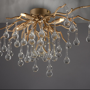 ICICLE 8090-11 Taklampa, mässing, 4xG9 small 12