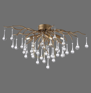ICICLE 8090-11 Taklampa, mässing, 4xG9 small 14