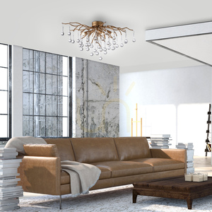 ICICLE 8090-11 Taklampa, mässing, 4xG9 small 2