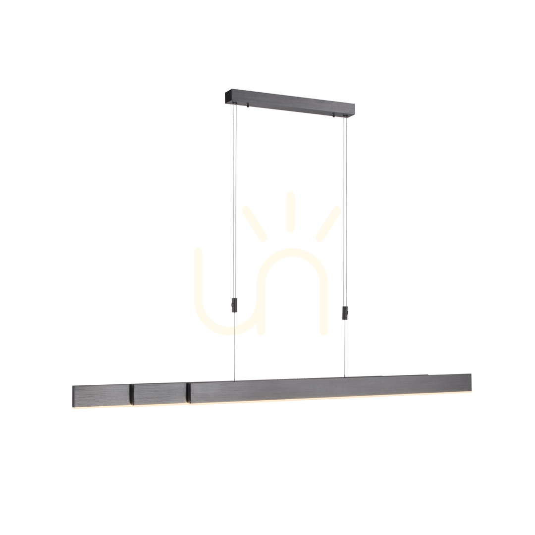 Utsikt PURE-MOTO 2525-15 Grå pendellampa med 3 LED-lampor PURE-MOTO 2525-15 Grå pendellampa med 3 LED-lampor