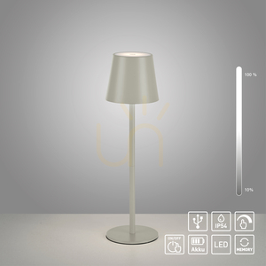 EURIA 19250-40 bordslampa, grå, 1xLED 13 EURIA 19250-40 bordslampa, grå, 1xLED small 13