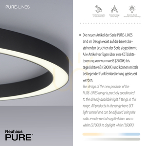 PURE-LINES 6306-13 Antracit 1xLED taklampa 3 PURE-LINES 6306-13 Antracit 1xLED taklampa small 3