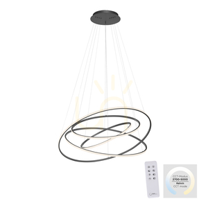 TESSARA 2124-13 Antracit 1xLED taklampa 1 TESSARA 2124-13 Antracit 1xLED taklampa small 1