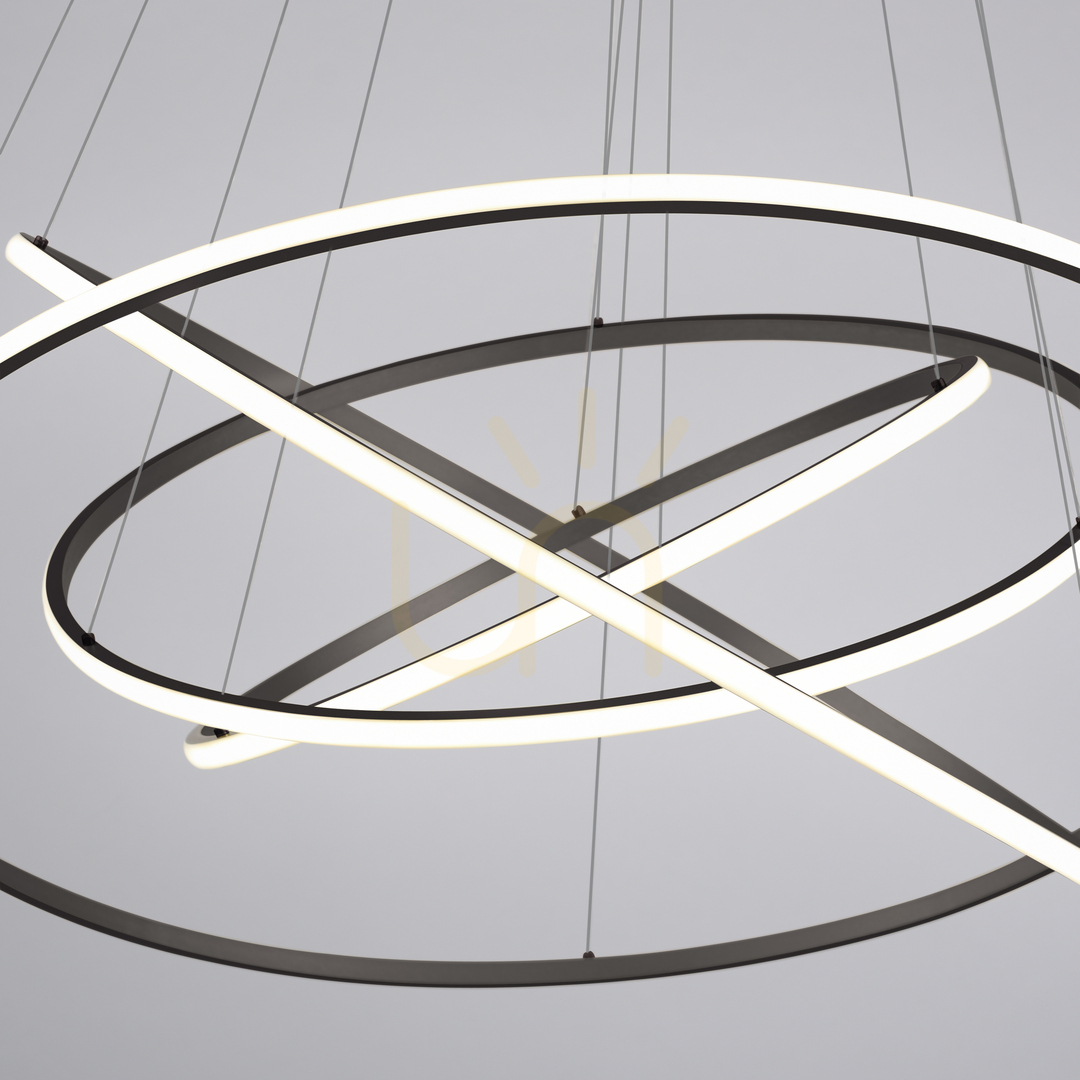 Utsikt TESSARA 2124-13 Antracit 1xLED taklampa TESSARA 2124-13 Antracit 1xLED taklampa