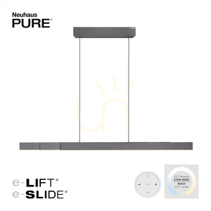 PURE-MOTO-RISE 2545-15 Grå 3xLED-pendellampa small 1