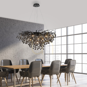 ICICLE 2192-18 Svart 10xG9 taklampa small 10