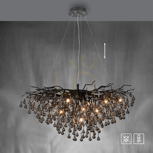 ICICLE 2192-18 Svart 10xG9 taklampa small 13