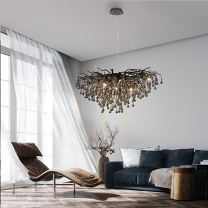 ICICLE 2192-18 Svart 10xG9 taklampa small 2