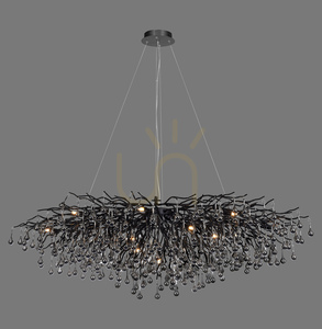ICICLE 2031-18 Svart 15xG9 taklampa small 1