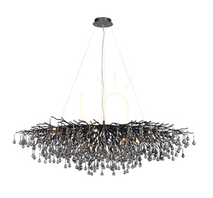 ICICLE 2031-18 Svart 15xG9 taklampa small 15