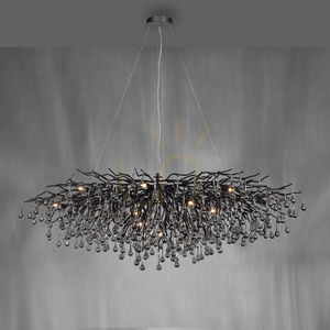 ICICLE 2031-18 Svart 15xG9 taklampa small 5