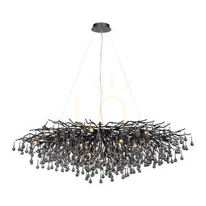 ICICLE 2031-18 Svart 15xG9 taklampa small 0