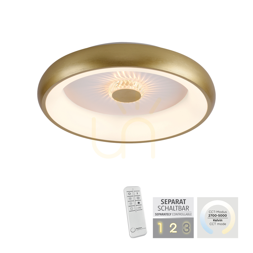 Utsikt VERTIGO 14384-60 Taklampa i mässing, 1xLED VERTIGO 14384-60 Taklampa i mässing, 1xLED