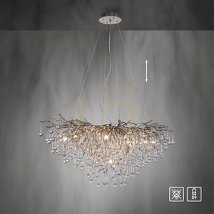 ICICLE 2192-55 Silver 10xG9 taklampa 13 ICICLE 2192-55 Silver 10xG9 taklampa small 13