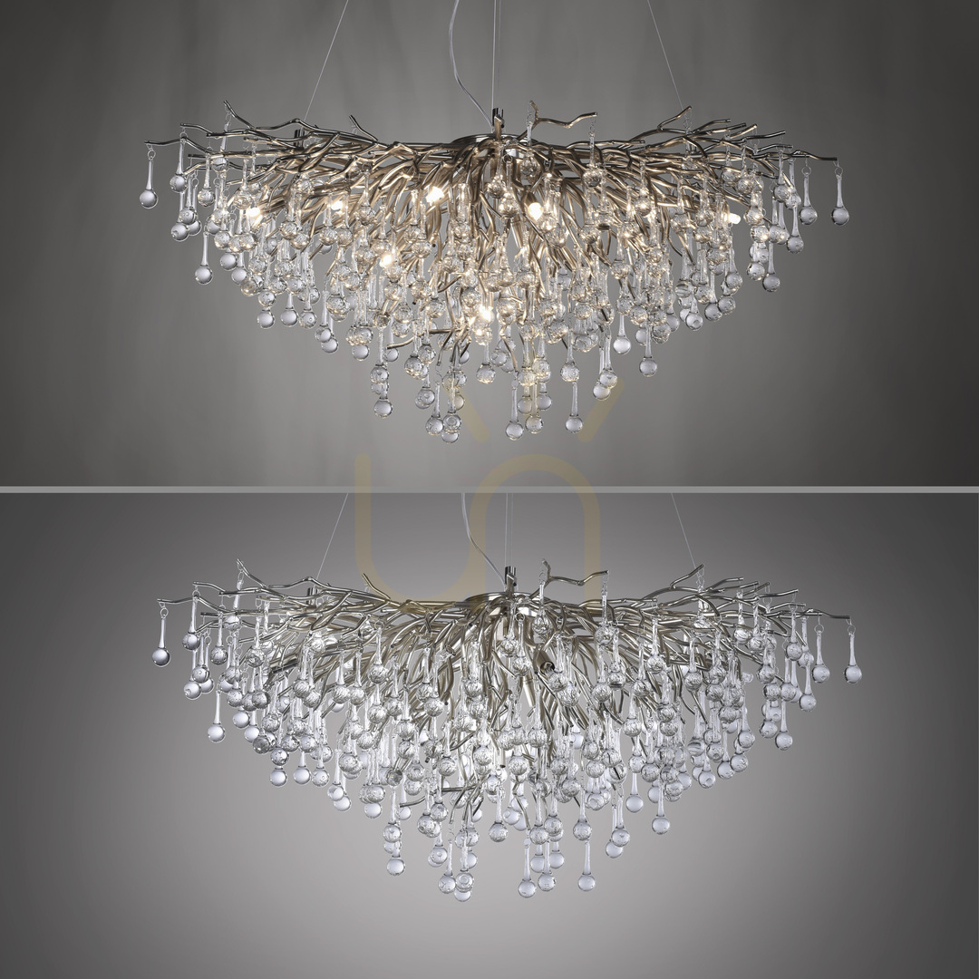 Visa ICICLE 2192-55 Silver 10xG9 taklampa ICICLE 2192-55 Silver 10xG9 taklampa