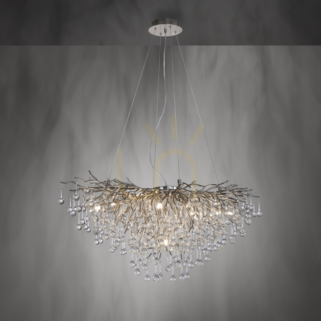 Kontrollera ICICLE 2192-55 Silver 10xG9 taklampa ICICLE 2192-55 Silver 10xG9 taklampa